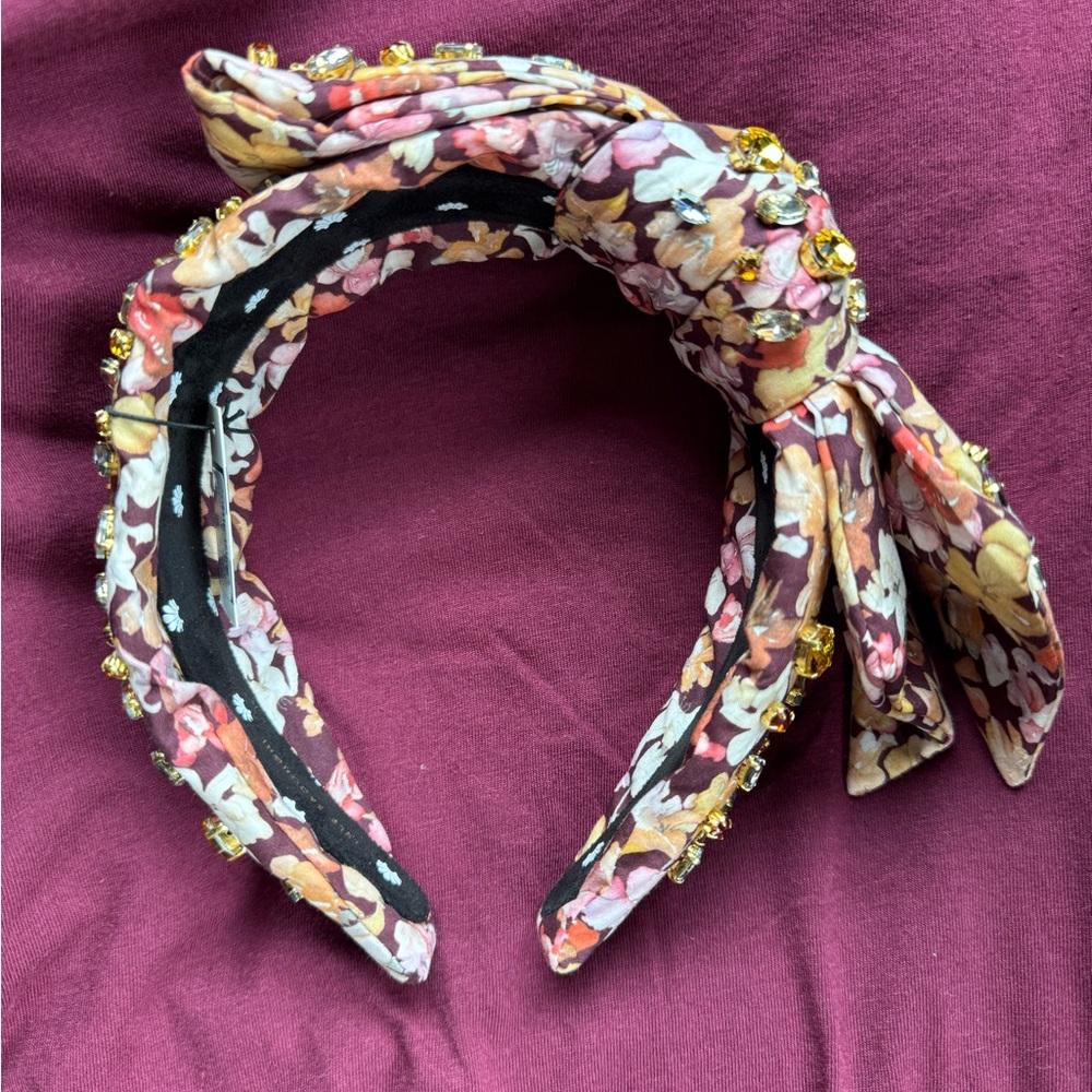 Lele Sadoughi Floral Embellished Headband - Picture 3 of 3
